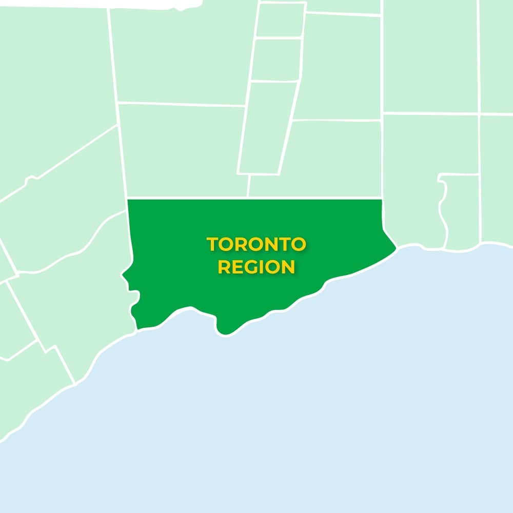 Toronto Region Map